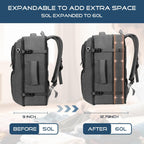 Fxcelets Mochila de viaje, aprobada por aerolíneas, mochila de tran...