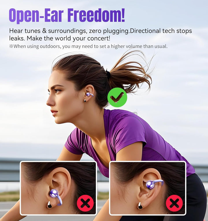 King Lucky Auriculares de clip Gen 3, auriculares inalámbricos Blue...