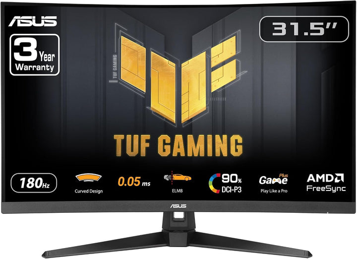 ASUS TUF Gaming VG32WQ3B - Monitor curvo para juegos de 31.5\u201D...