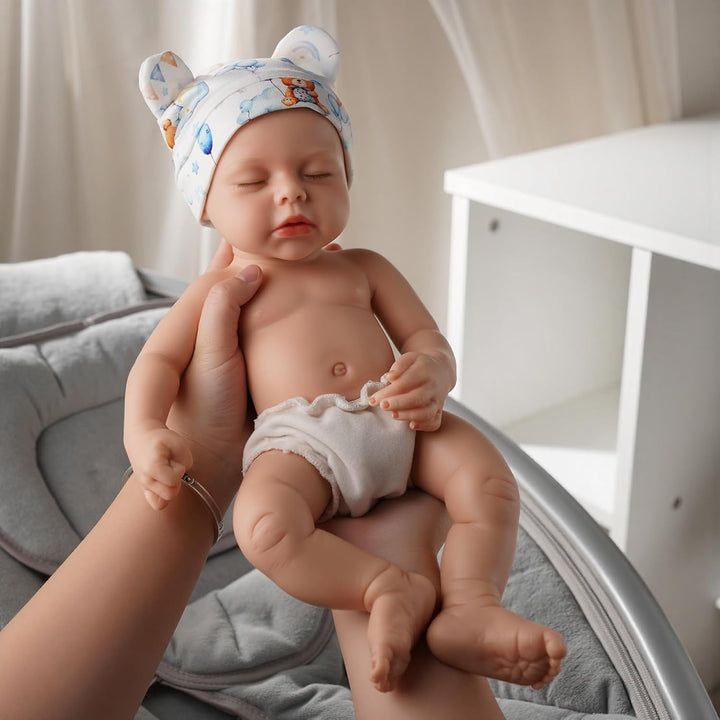 BABESIDE Muñeca de bebé Reborn de silicona de 16 pulgadas - Recién...
