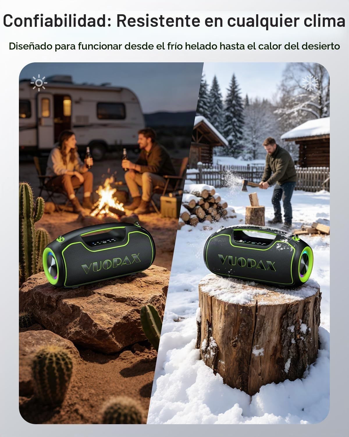 Altavoz Bluetooth, altavoces portátiles de pico de 200 W