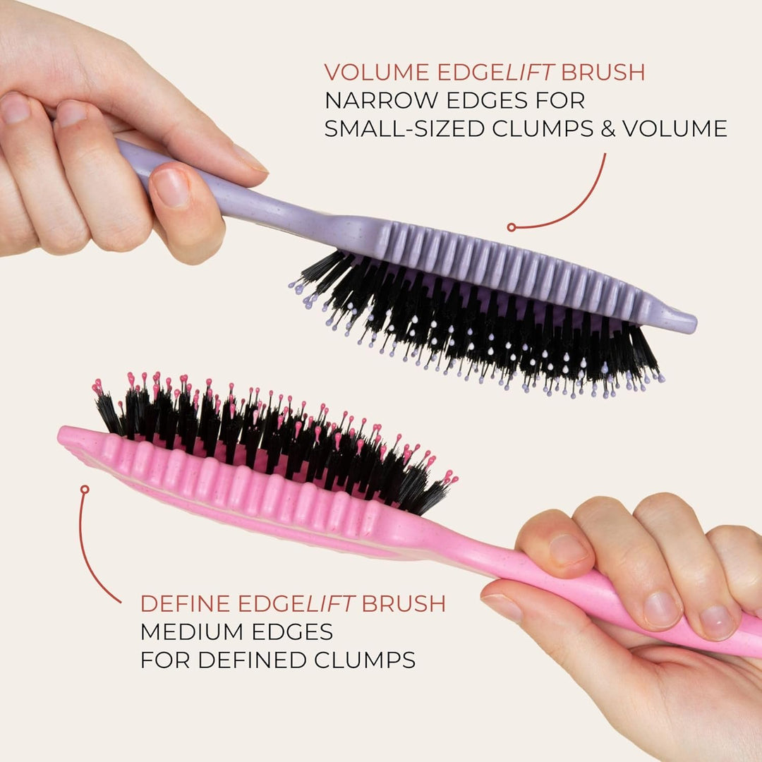 Bounce Curl Define EdgeLift Brush, herramienta 5 en 1 para rizos, o...