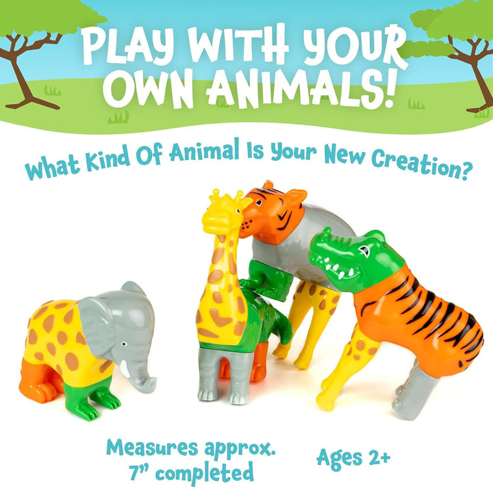Juego magnético de juguete de animales de la selva para