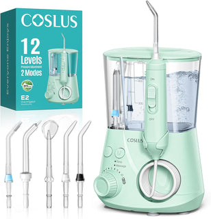 COSLUS - Excelente irrigador dental inalámbrico para limpieza denta...