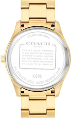 COACH Reloj Oliver 3H de cuarzo para hombre, tamaño de caja de 1.614 in, pulsera de acero inoxidable, visualización de fecha, clásico para todos los días, regalo para él