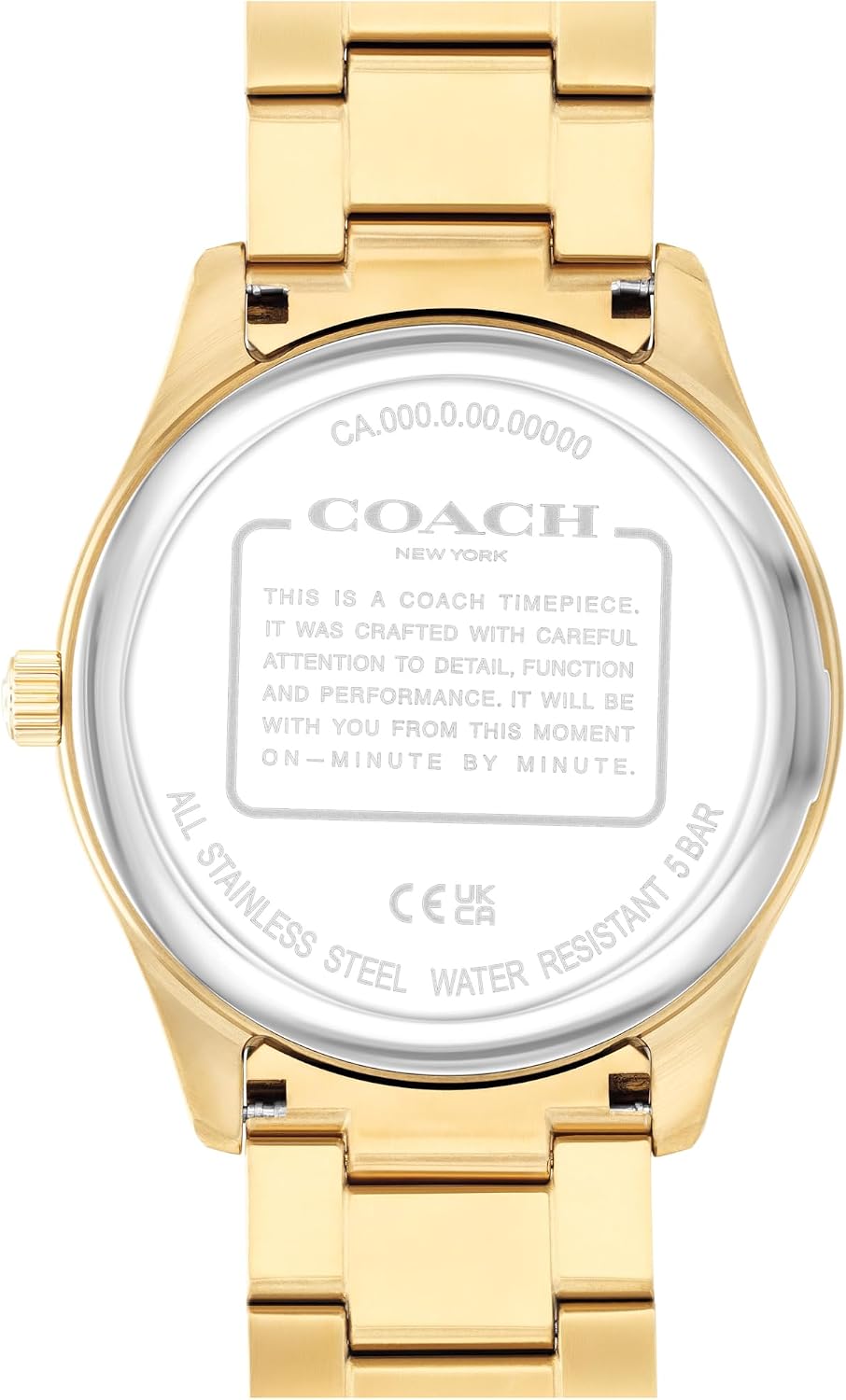 COACH Reloj Oliver 3H de cuarzo para hombre, tamaño de caja de 1.614 in, pulsera de acero inoxidable, visualización de fecha, clásico para todos los días, regalo para él