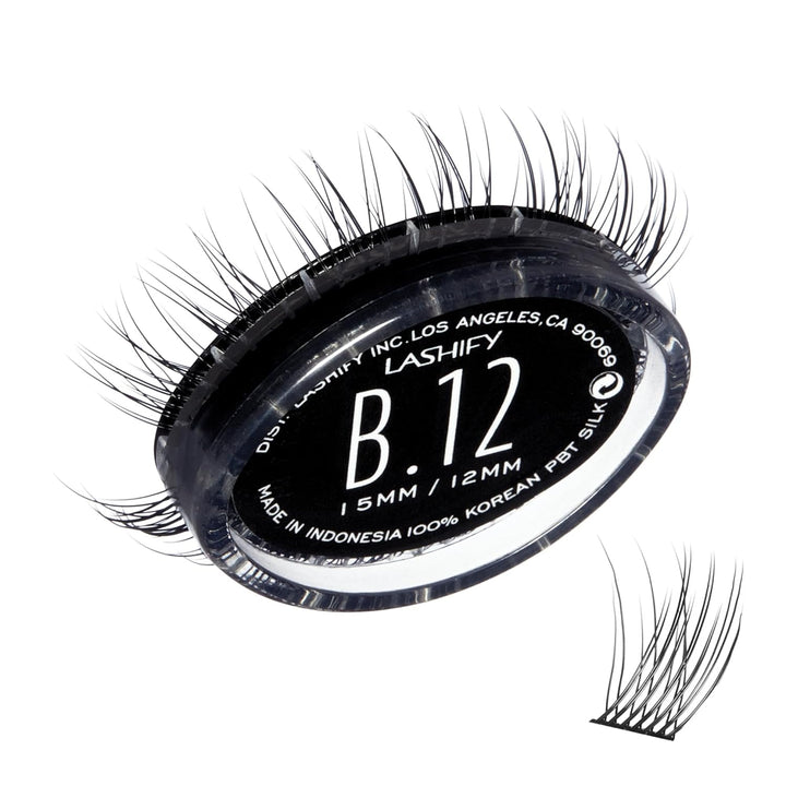Lashify Recambio de extensiones de pestañas Gossamer de 0.472 pulga...
