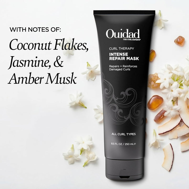 Ouidad Curl Therapy - Mascarilla reparadora intensa para el cabello...