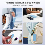 NOBIS Cargador portátil 25W 10000mAh Power Bank con cable USB-C inc...