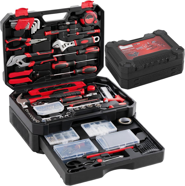 OLIXIS Kit de herramientas de reparación del hogar de 330 piezas co...