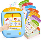 JoyCat Tableta de aprendizaje para niños, 156 páginas de tarjetas flash que