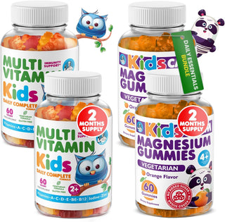 DR. MORITZ Gomitas de magnesio para niños sabor naranja (120 unidad...