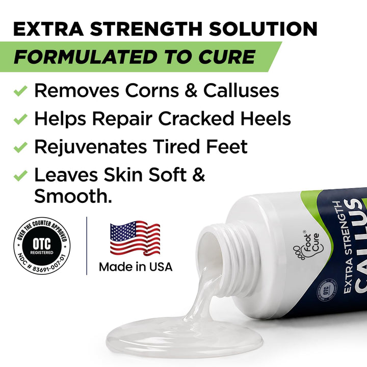 FOOT CURE Juego de pedicura exfoliante y removedor de callos \u2013...