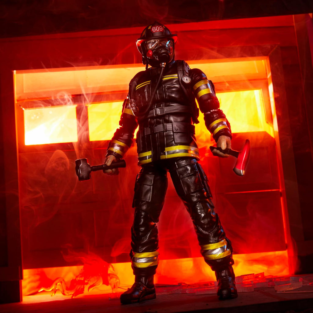 G.I. Joe Serie Clasificada Colección Legado - Bombero de Búsqueda y Rescate, Figura de Acción Coleccionable de 15.2 cm con 14 Accesorios