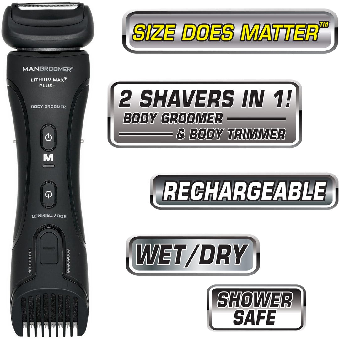 MANGROOMER Peluquería corporal Lithium Max Plus, peluquera de pelot...