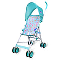 Peppa Pig Cochecito paraguas para niños pequeños, cochecito de viaje plegable ligero con arnés de 3 puntos, ruedas de bloqueo, toldo ajustable, compacto y portátil