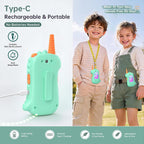 Walkie Talkies de video para niños, paquete de 2, regalo de cumpleaños para