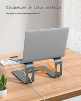 Nulaxy Soporte completo de aluminio para laptop, soporte estable de...