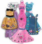 Tara Toys Barbie Sé una verdadera diseñadora de modas Set clásico de kit de ropa de muñeca DIY para niñas con tela, cintas, pegatinas y libro de bocetos Juguetes de moda creativa para niñas de 6 años