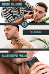 Novah - Juego de cortapelos y recortadores profesionales de peluque...