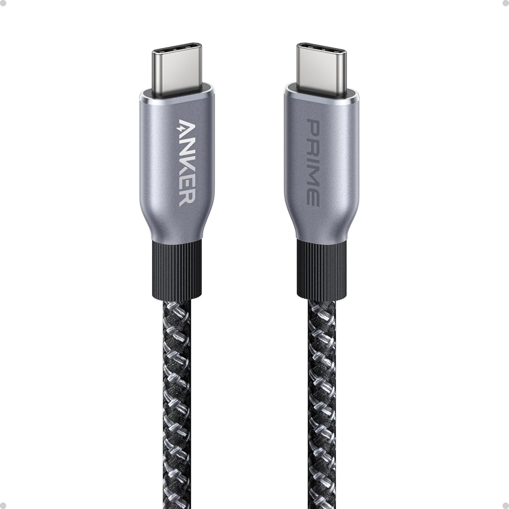 Anker Prime cable USB-C a USB-C, carga rápida de 240W, cable duradero (1 ft)