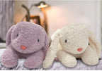 Almohada de felpa de conejo, animal de peluche de conejo, almohada de cuerpo largo de felpa de conejo, regalo para niños y adultos (blanco, 47 pulgadas)