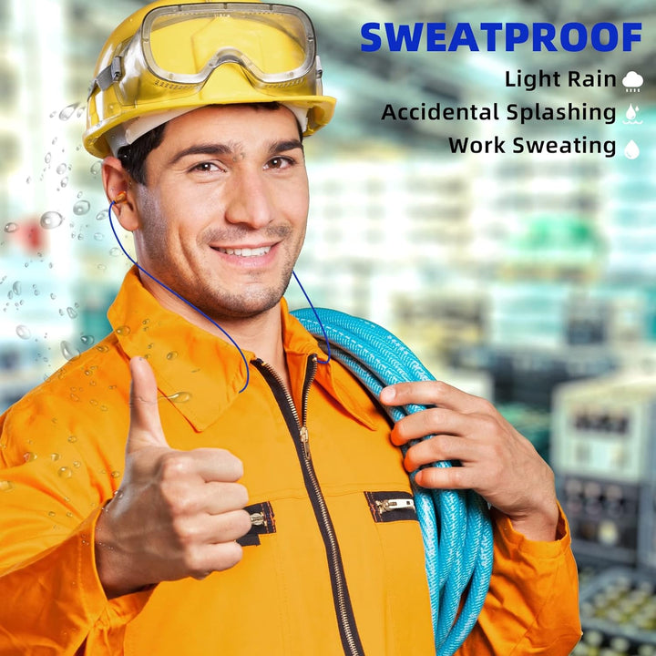 Cuzabe Tapones para los Oídos Auriculares Bluetooth para el Trabajo...
