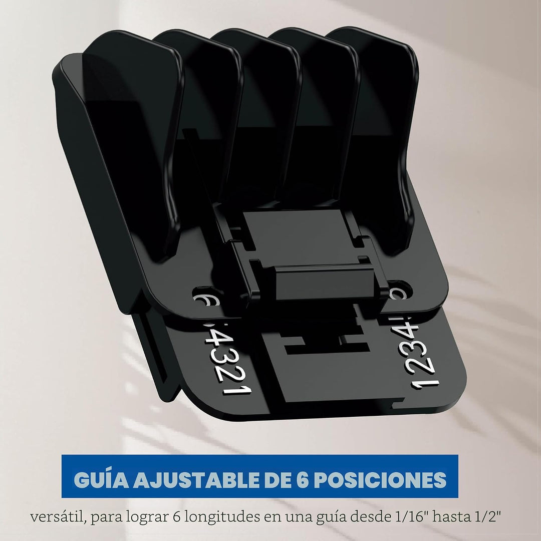 Kit de recortadora de barba recargable Wahl Groomsman para bigotes,...