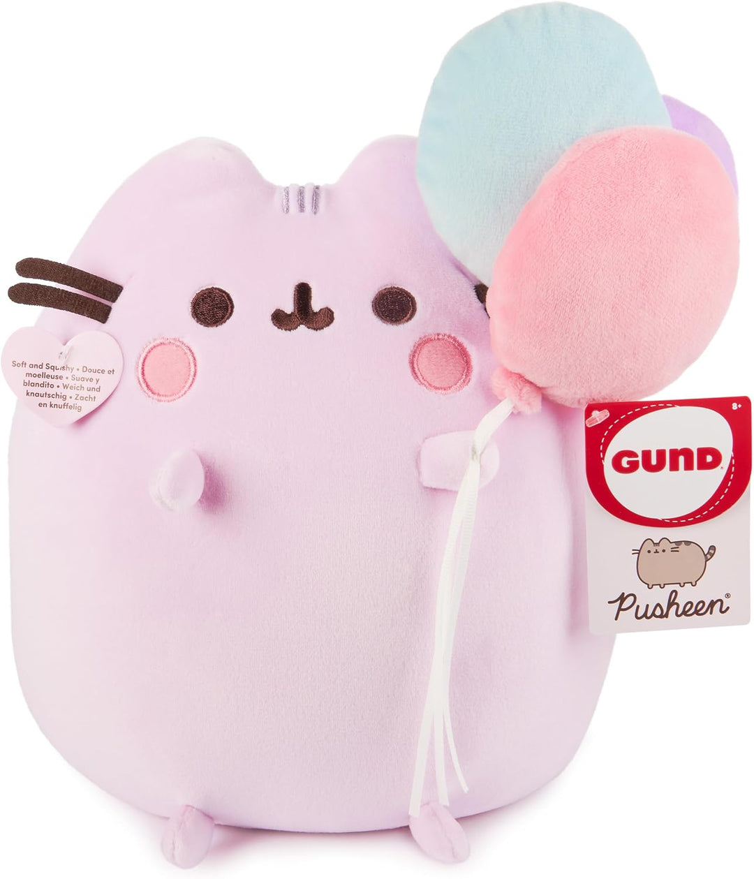 GUND Pusheen - Peluche Squisheen del 15º aniversario, juguete espon...