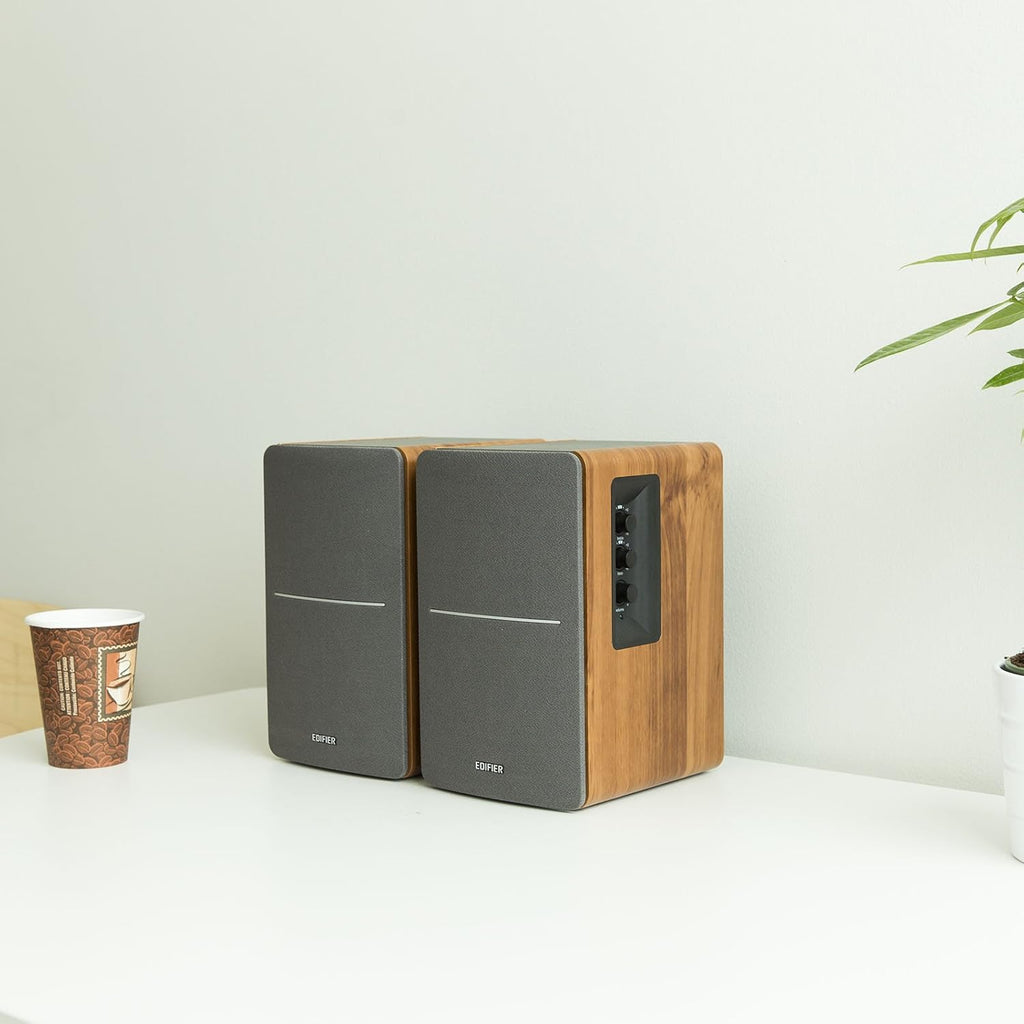 Altavoces de estante eléctricos Edifier R1280T, monitores de campo cercano 2.0 activo, altavoz monitor de estudio 42 vatios RMS