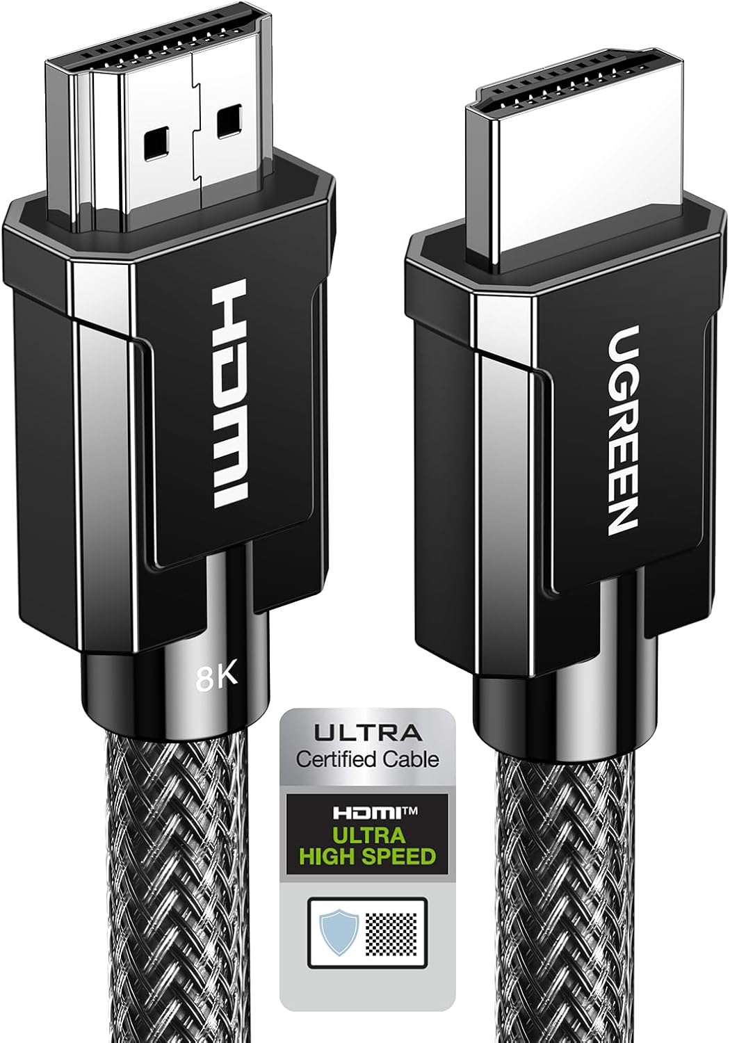 UGREEN 8K HDMI 2.1 Cable Certified 48Gbps 240Hz Ultra High Speed Cord 16FT