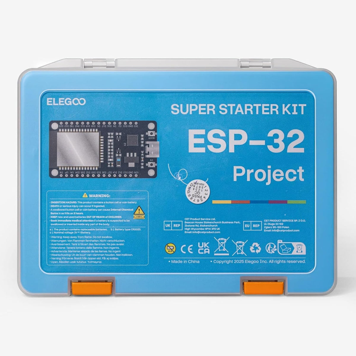 ELEGOO ESP-32 Kit de inicio súper avanzado con tutorial y placa de...