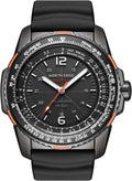 Reloj de piloto con energía solar Photon para hombre, reloj deportivo militar, 5ATM/164FT a prueba de agua, manecillas luminosas, bisel giratorio, correa de silicona