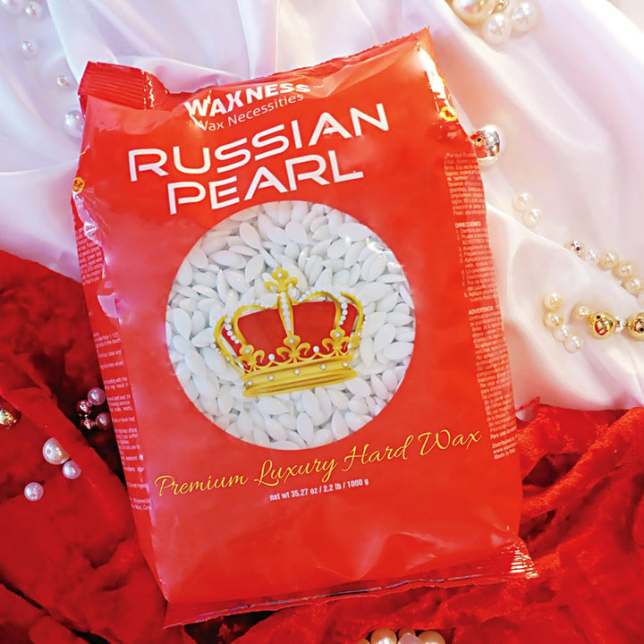 Waxness Russian Pearl - Perlas de cera dura de 2.2 libras (2.2 lbs)...