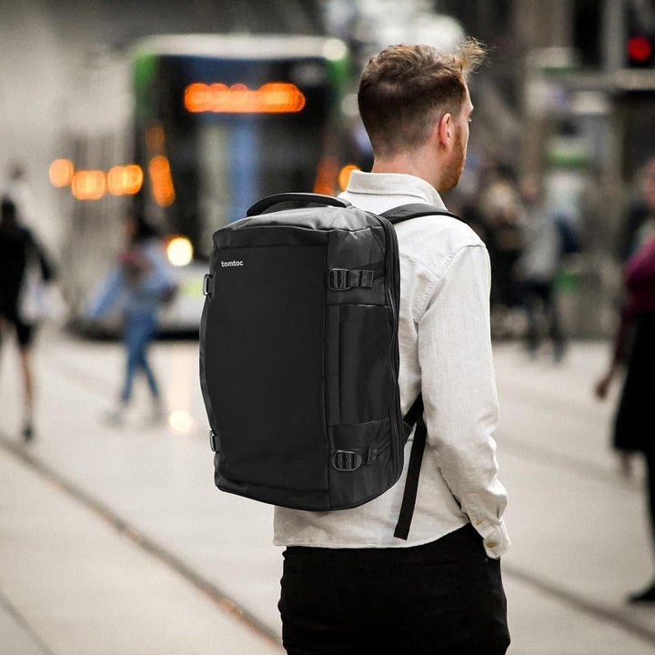Mochila de viaje tomtoc, equipaje de mano aprobado para vuelos y co...
