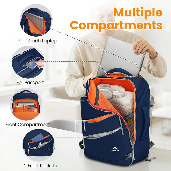 MATEIN Mochila para artículos personales con organizador técnico, A...