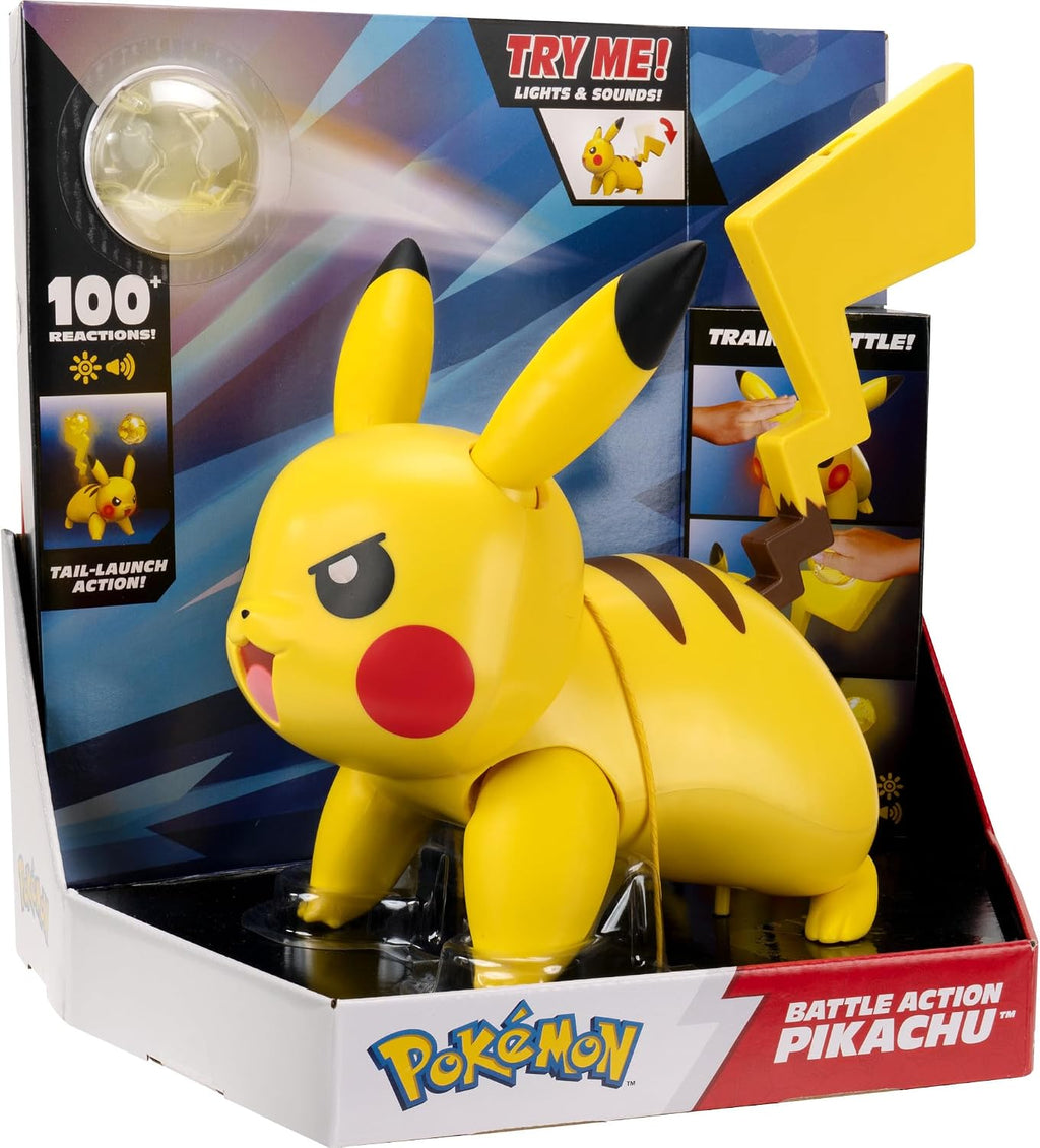 Jazwares Pokemon Batalla Acción Pikachu