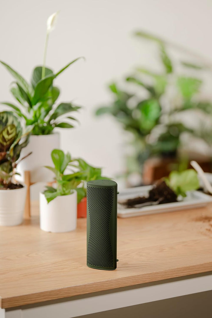 KEF Muo Altavoz portátil de alta fidelidad (verde musgo)