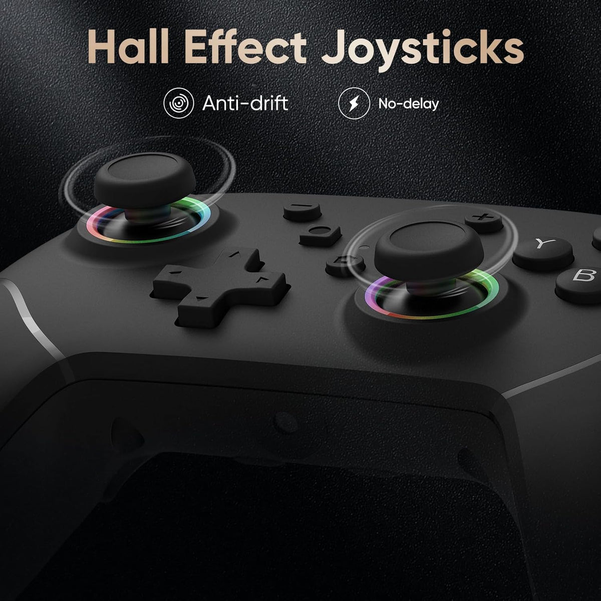 BETMI Wired Pro Controller for Switch 2, C Button, 9-Axis, Hall Eff...