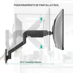 WALI Soporte de Pared para Monitor Individual para Pantallas de 17 a 34 pulgadas, hasta 22 lbs
