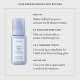 Naturium Barrier Bounce Mist, cuidado de la piel hidratante con ure...