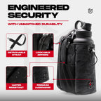 Bolsa Magnética para Botellas y Bandolera para Hombres y Mujeres | Bolsa de Gimnasio para Gimnasio, Viaje, Trabajo y Deportes | Mantenga Sus Artículos Fuera del Sucio Piso del Gimnasio con Fijación