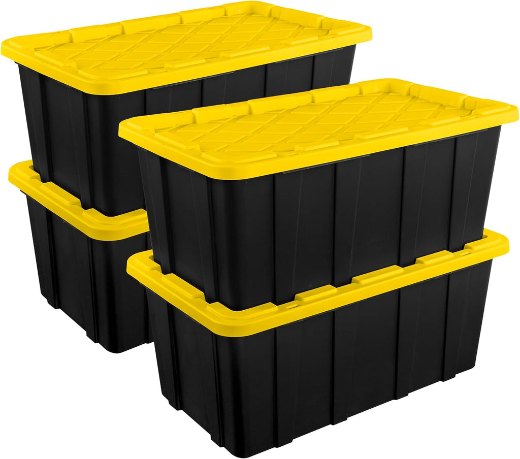 Sterilite Bolsa de almacenamiento industrial con tapas para garaje, 38