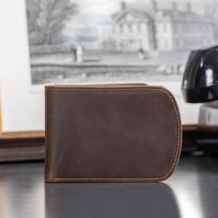Cartera Polare delgada curva para bolsillo frontal con bloqueo RFID...