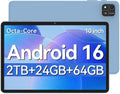 EHFiDC Tablet de 10 pulgadas, Android 16 tabletas con procesador Octa-Core