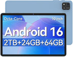 EHFiDC Tablet de 10 pulgadas, Android 16 tabletas con procesador Octa-Core