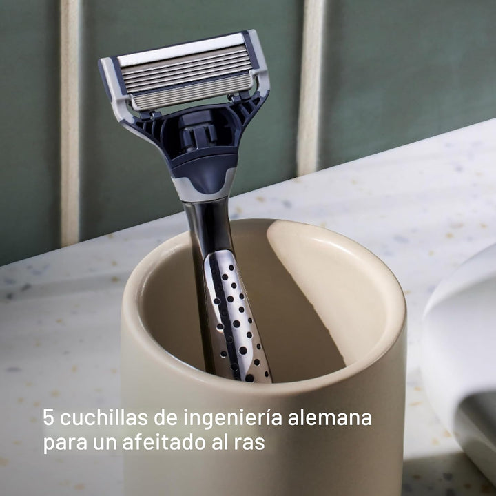 Kit de Afeitado Original Harry's para Hombres - Mango de Navaja...