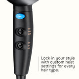 Secadora de pelo compacta Infinitipro de Conair Mighty Mini ligera,...