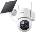 aosu T2 Teleobjetivo 3K de doble lente Cámara de seguridad inalámbrica PTZ 360°