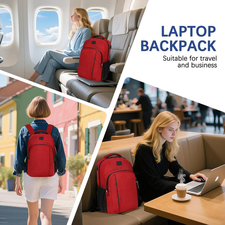 LARIPOP Mochila para laptop de viaje, de 15.6 pulgadas, mochila par...